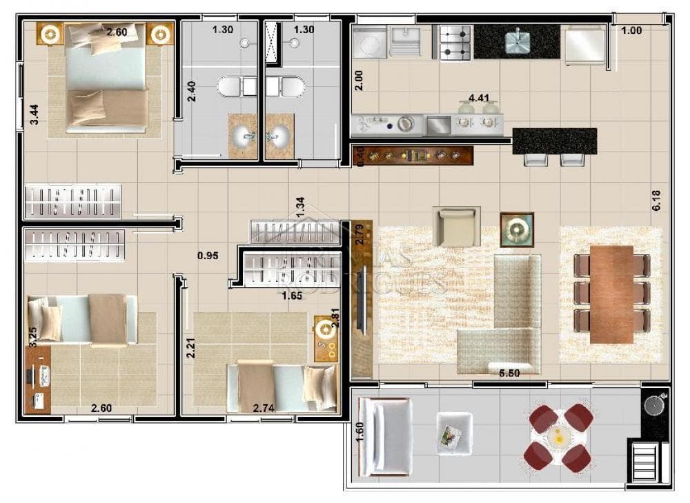 Apartamento residencial à venda por R$ 636.000,00 - Taubaté/SP - foto 28