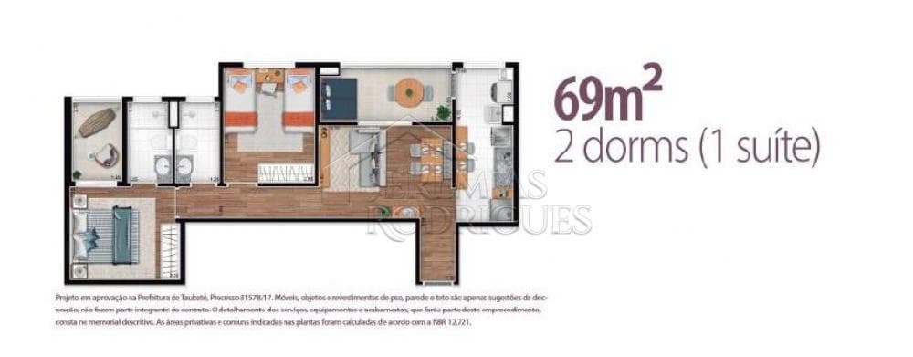 Apartamento residencial à venda por R$ 607.700,00 - Taubaté/SP - foto 2