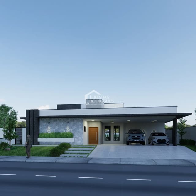 Casa à venda em construção no Condomínio Colonial II em Pindamonhangaba/SP. — foto 1