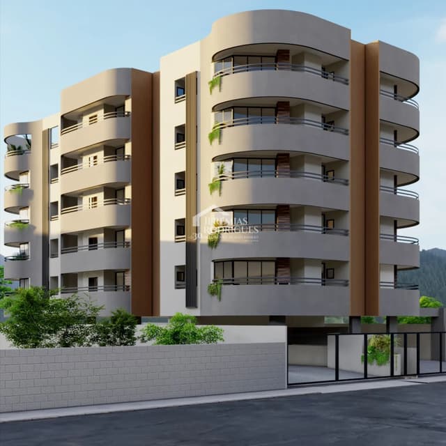 Apartamento à venda em construção com 2 suítes, 72 m² no Condomínio Ocean Art em Ubatuba/SP. — foto 1
