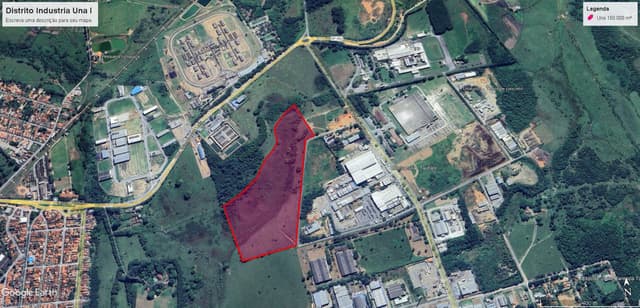 Área industrial à venda, 150.000 m² no bairro Distrito Industrial Una em Taubaté/SP — foto 1