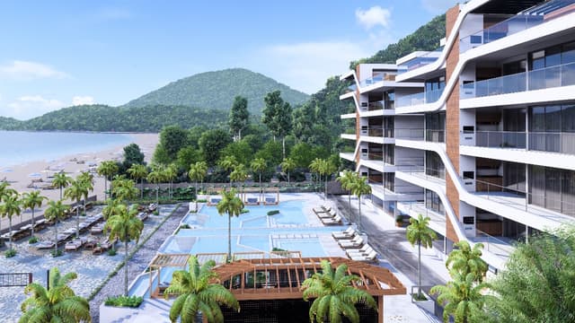 Apartamento à venda, 154 m² no Condomínio Enseada Palms em Ubatuba/SP. — foto 1