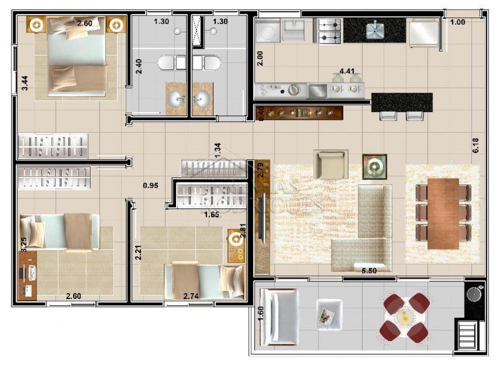 Apartamento residencial à venda por R$ 636.000,00 - Taubaté/SP