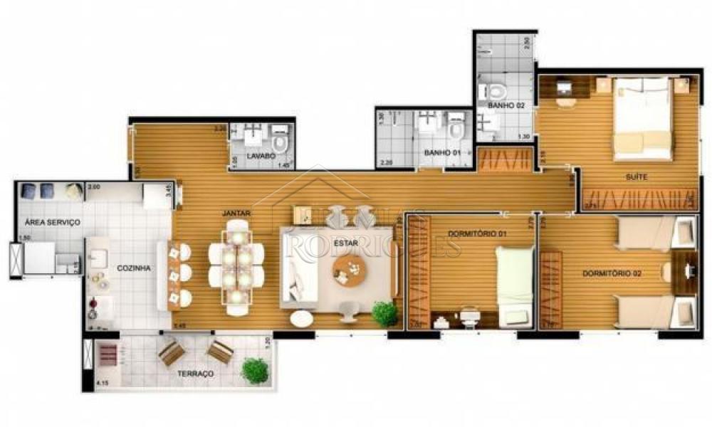 Apartamento à venda com 3 dormitórios, 93 m² no Condomínio Vie Nouvelle em Taubaté/SP.