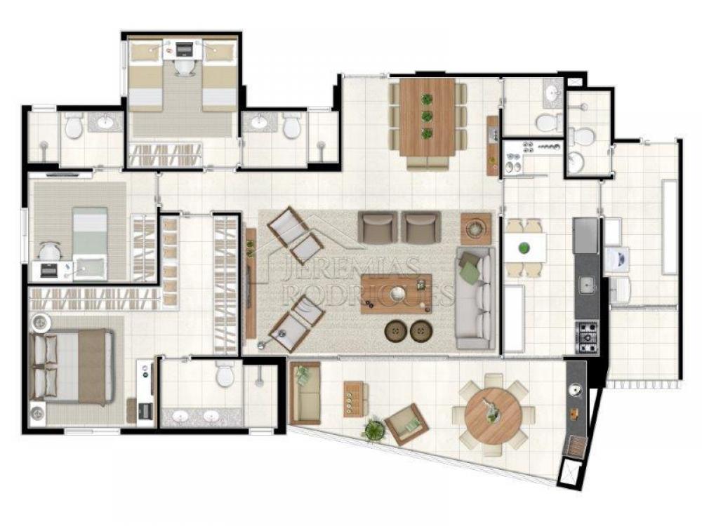 Apartamento à venda com 3 suítes, 155 m² no Condomínio Renaissance em Taubaté/SP.