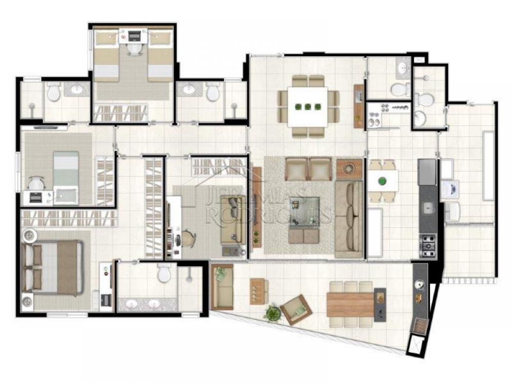 Apartamento à venda com 3 suítes, 155 m² no Condomínio Renaissance em Taubaté/SP.