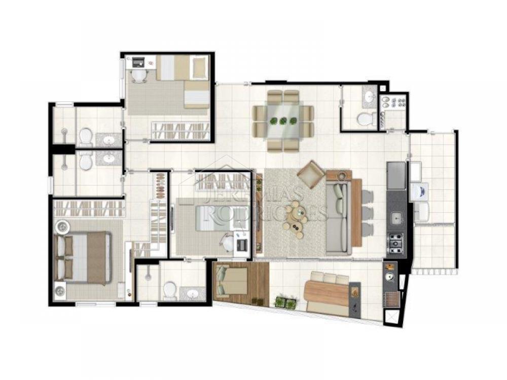 Apartamento à venda com 3 suítes, 155 m² no Condomínio Renaissance em Taubaté/SP.