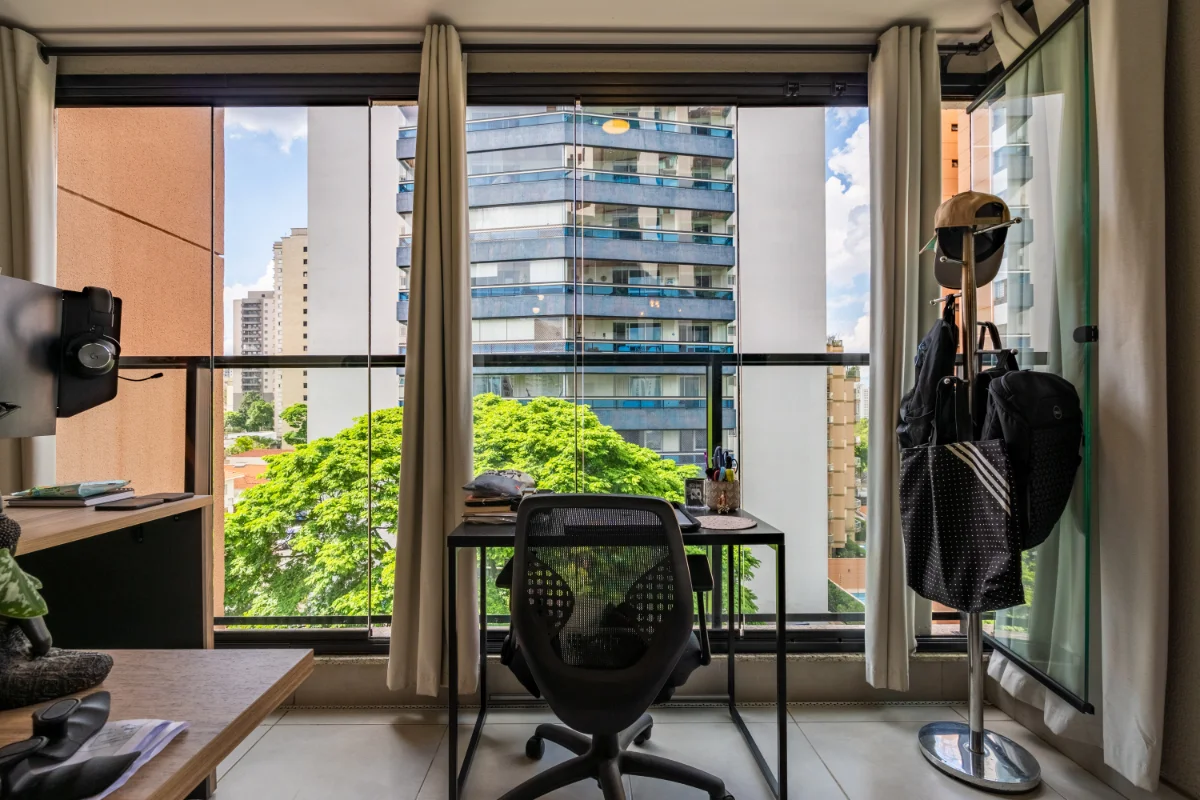Studio mobiliado 43 m² | 700 m do metrô Praça da Árvore