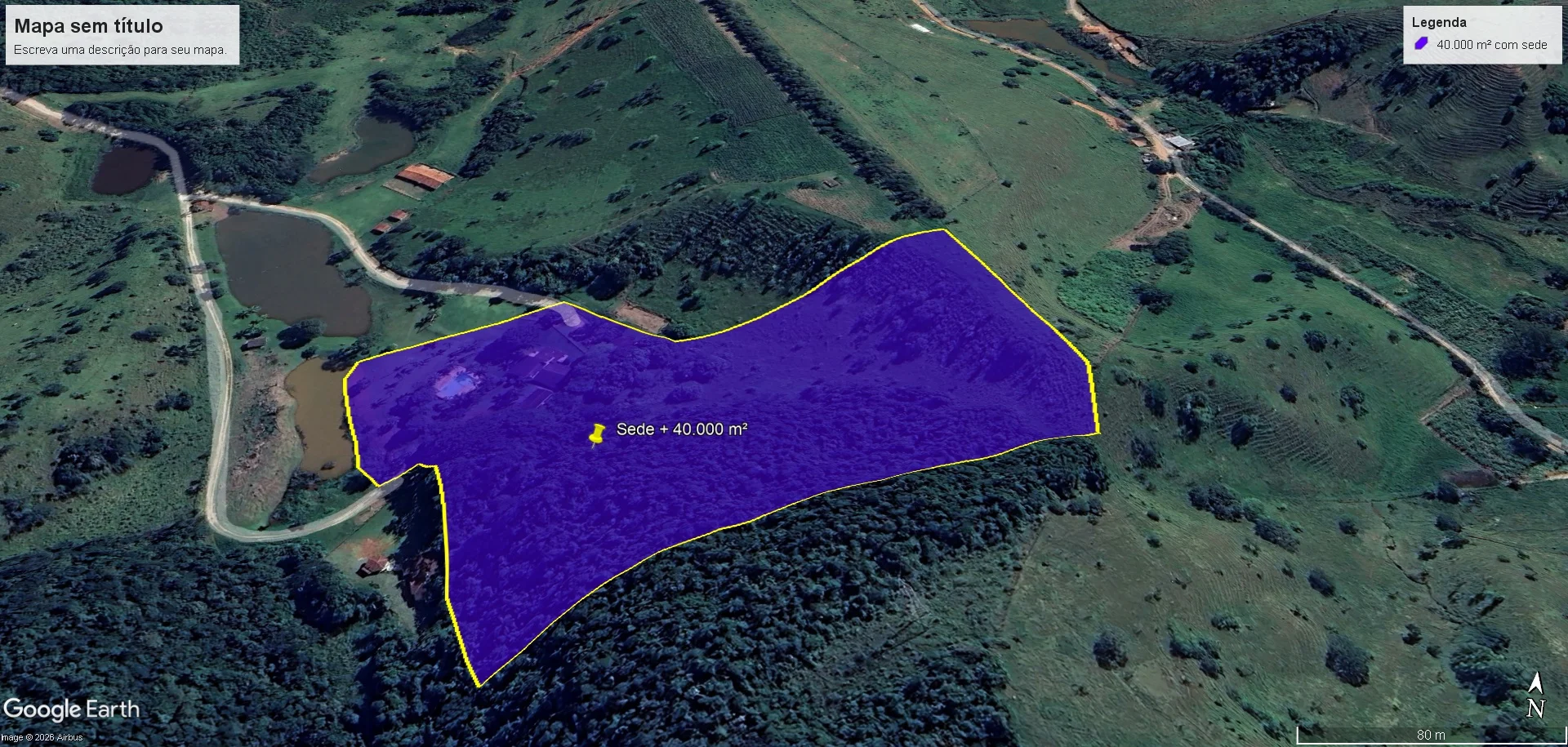 Sitio à venda no bairro Registro em Taubaté/SP.