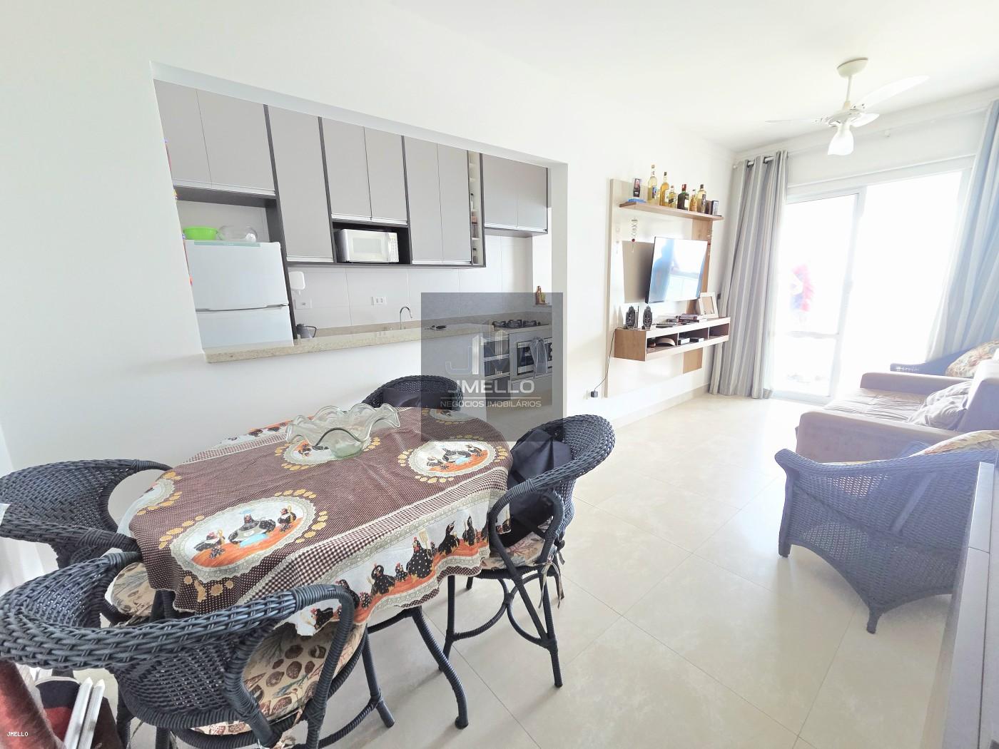 Apartamento para Venda em Praia Grande, Caiçara, 1 dormitório, 1 suíte, 2 banheiros, 1 vaga