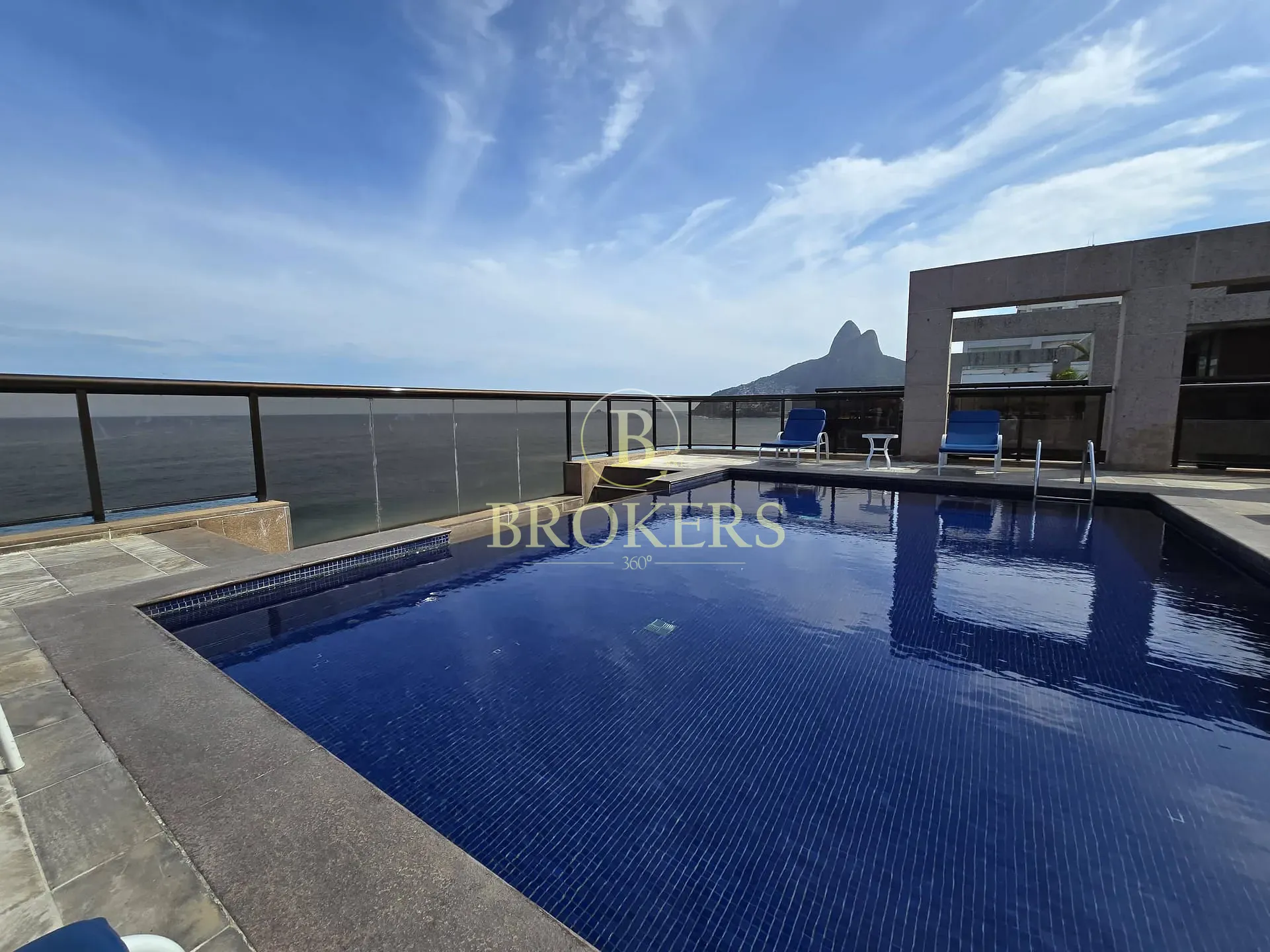 Flat à venda, Av Vieira Souto - Ipanema, Varanda vista mar, sala, 2 quartos sendo 1 suíte, 1 banhei — foto 23