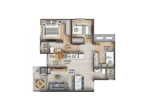 Aqua Tower Apartamento 3 Quartos Morretes Itapema SC