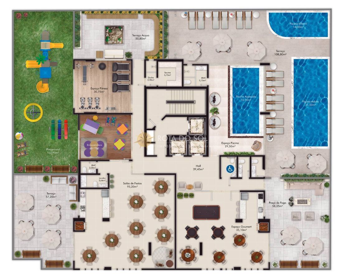Acqua Blue Apartamento Quadra Mar 3 Suítes Meia Praia Itapema SC