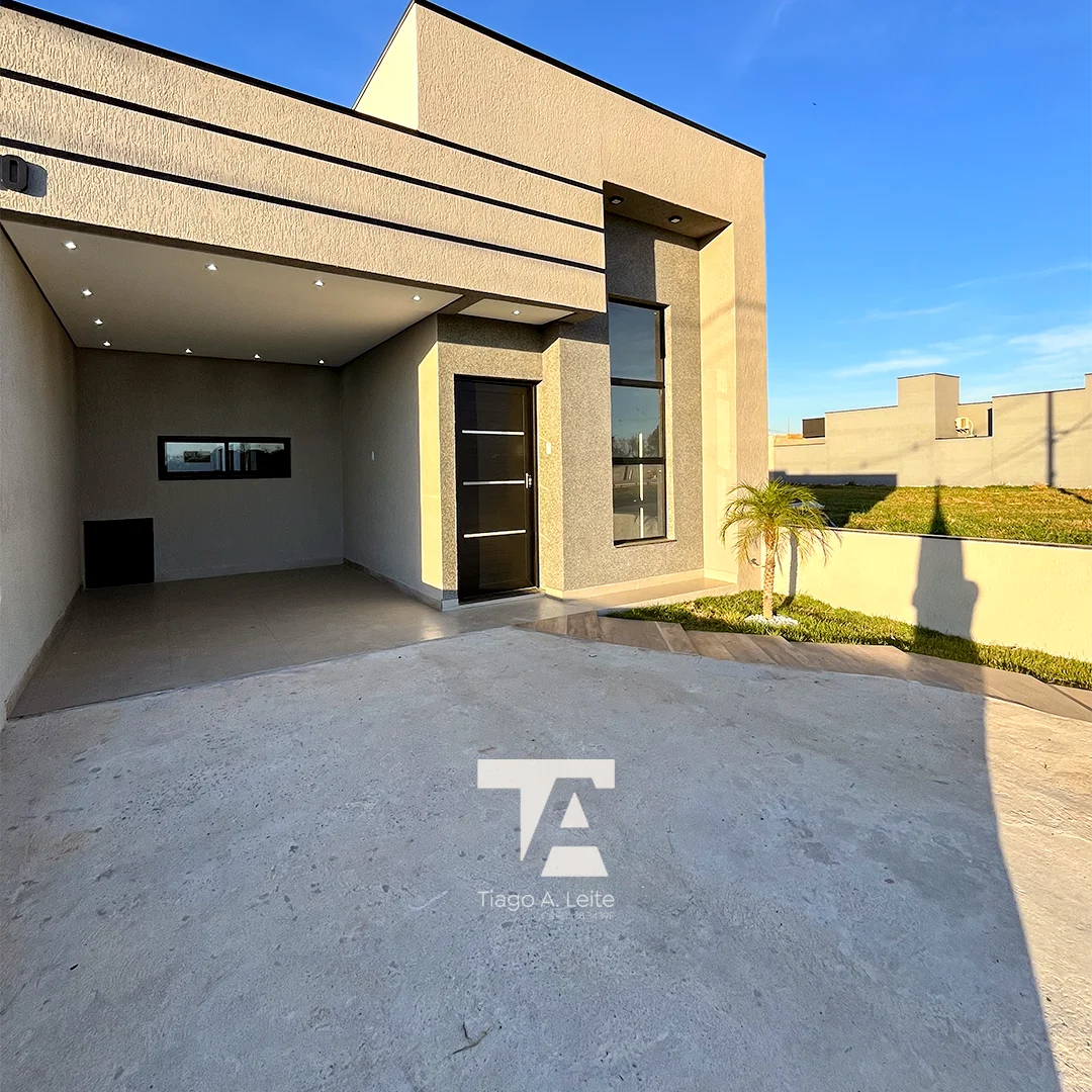 Casa nova 3 quartos com suíte e espaço gourmet à venda no Bosque da Imperatriz – Pindamonhangaba/SP  