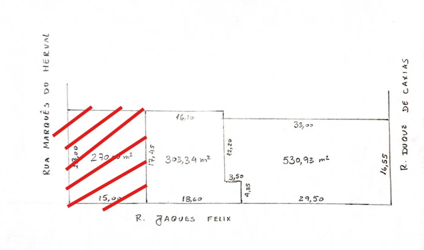 Terreno para empreendimento comercial para venda e locação, estuda BTS, com 216 m² no centro em Taubaté/SP