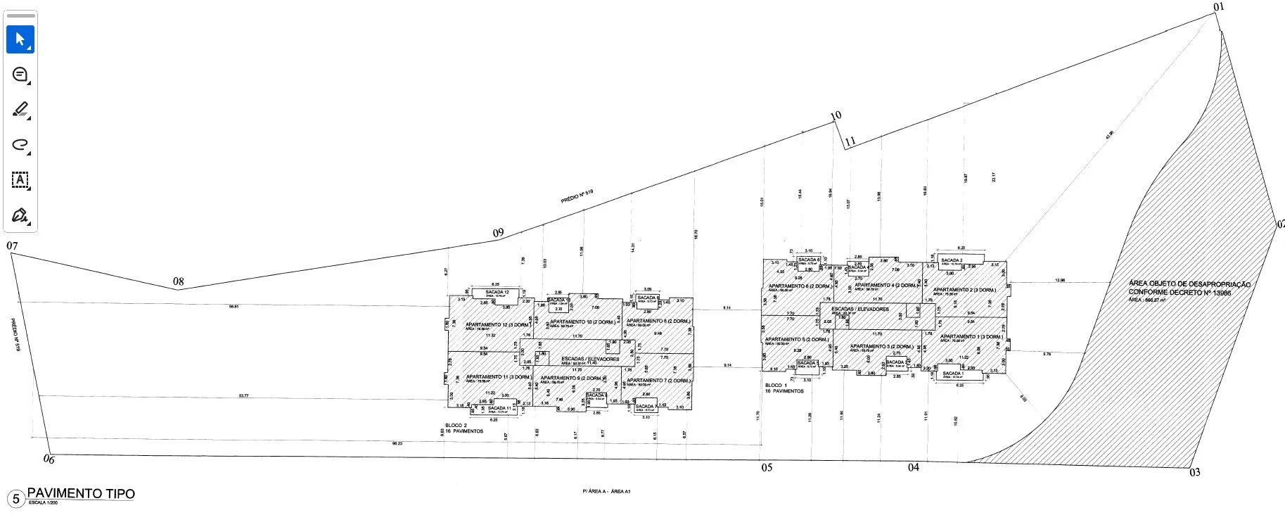 Área para empreendimento e residencial à venda no bairro Independência em Taubaté/SP