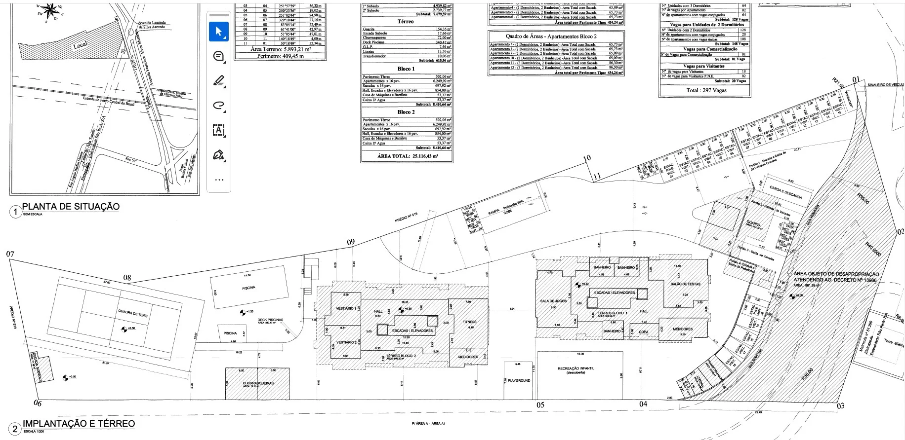 Área para empreendimento e residencial à venda no bairro Independência em Taubaté/SP