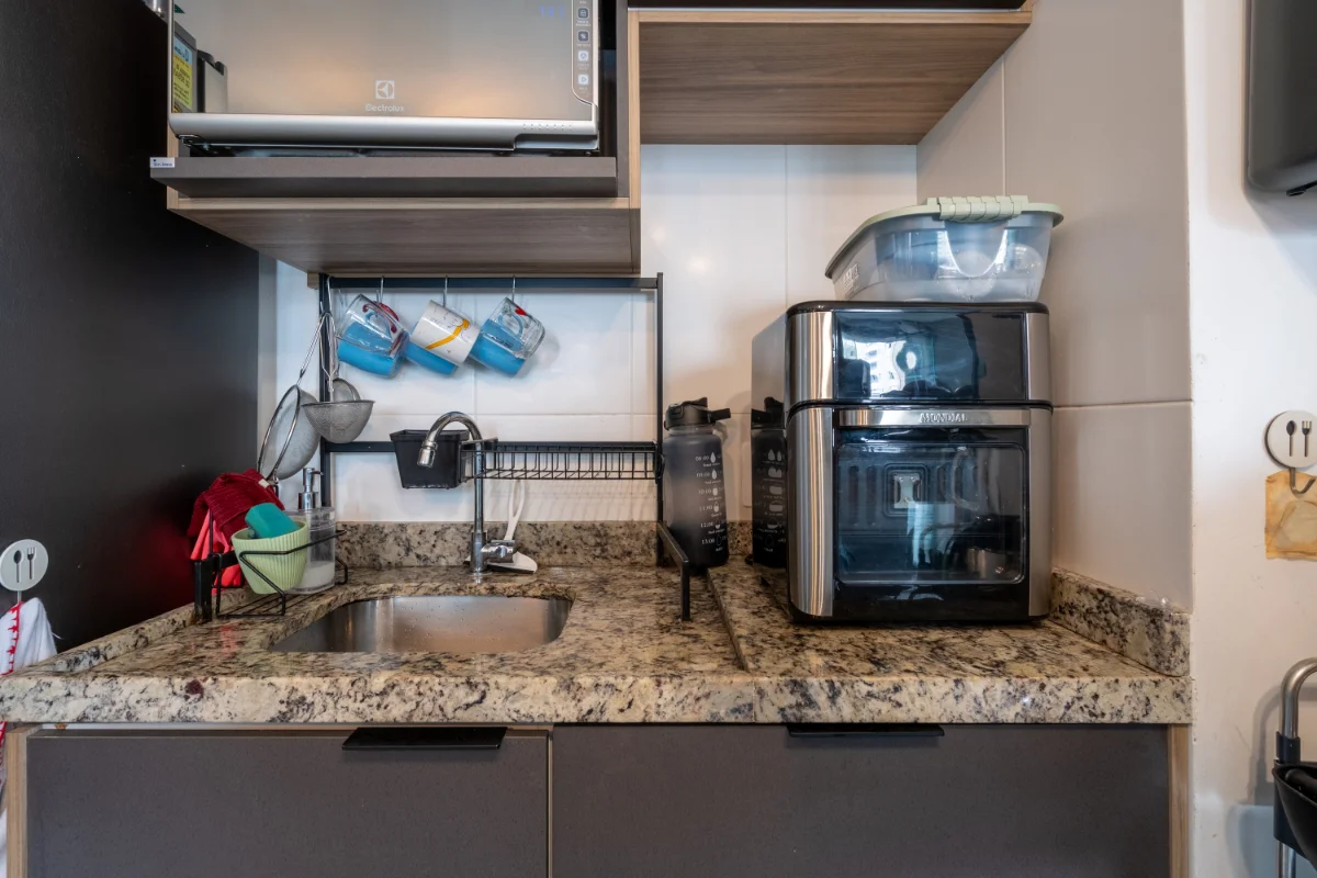 Studio mobiliado 43 m² | 700 m do metrô Praça da Árvore