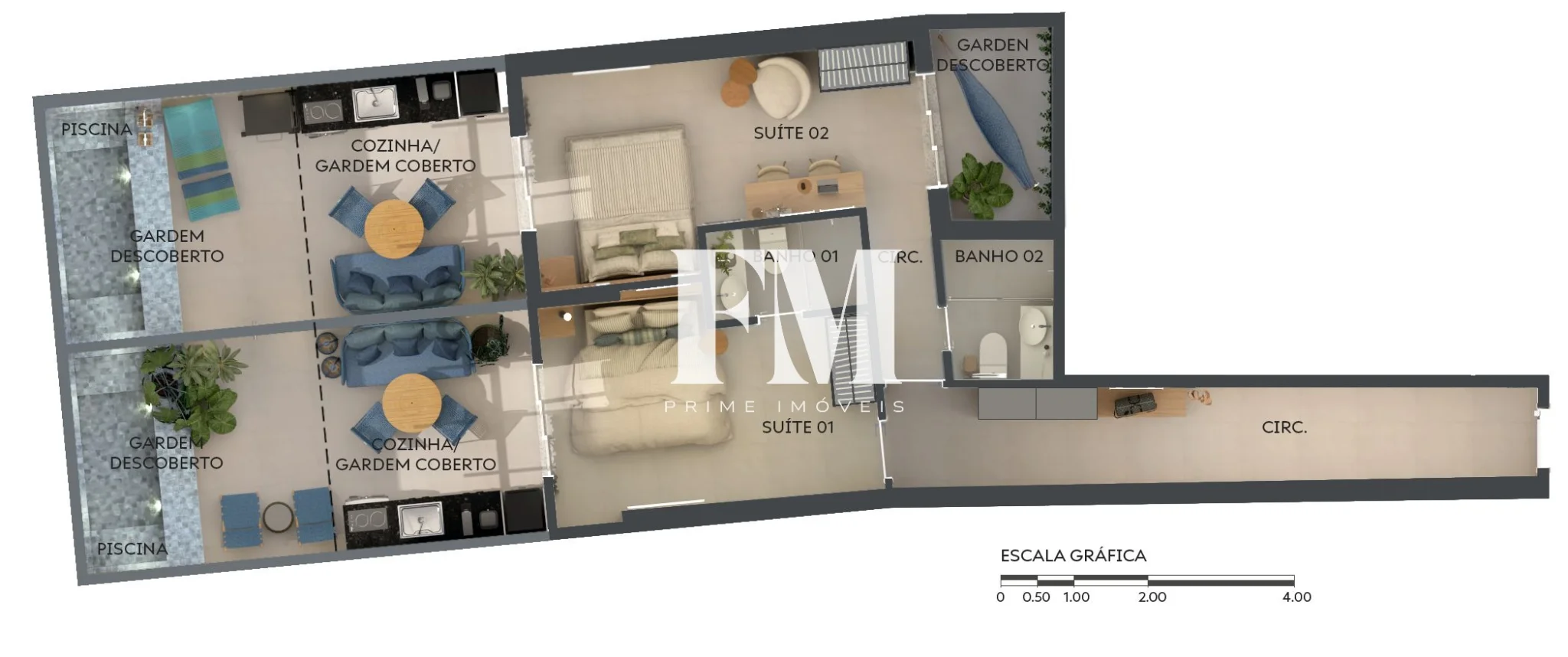 Empreendimento Duetto Bambina – Botafogo | Investimento com rentabilidade de Alta Performance  - foto 14