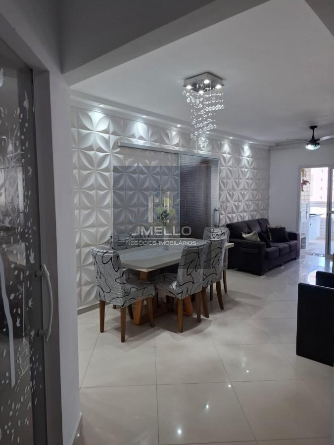 Apartamento para Venda em Praia Grande, Guilhermina, 2 dormitórios, 1 suíte, 1 banheiro, 1 vaga