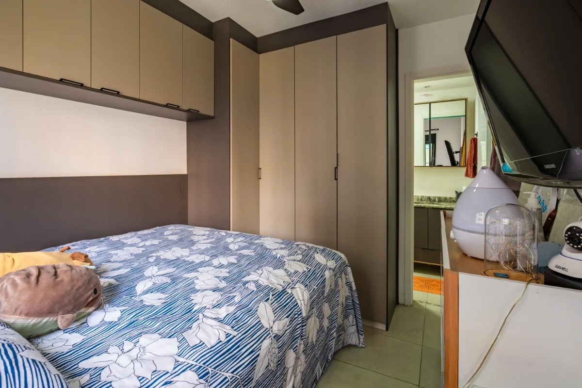 Studio mobiliado 43 m² | 700 m do metrô Praça da Árvore