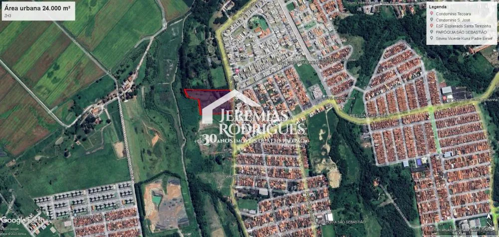 Terreno misto de 24627 m² à venda por R$ 5.390.000,00 - Taubaté/SP
