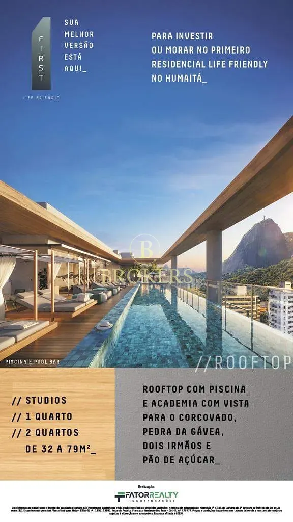 Studio à venda, Humaitá, Rio de Janeiro, RJ — foto 14