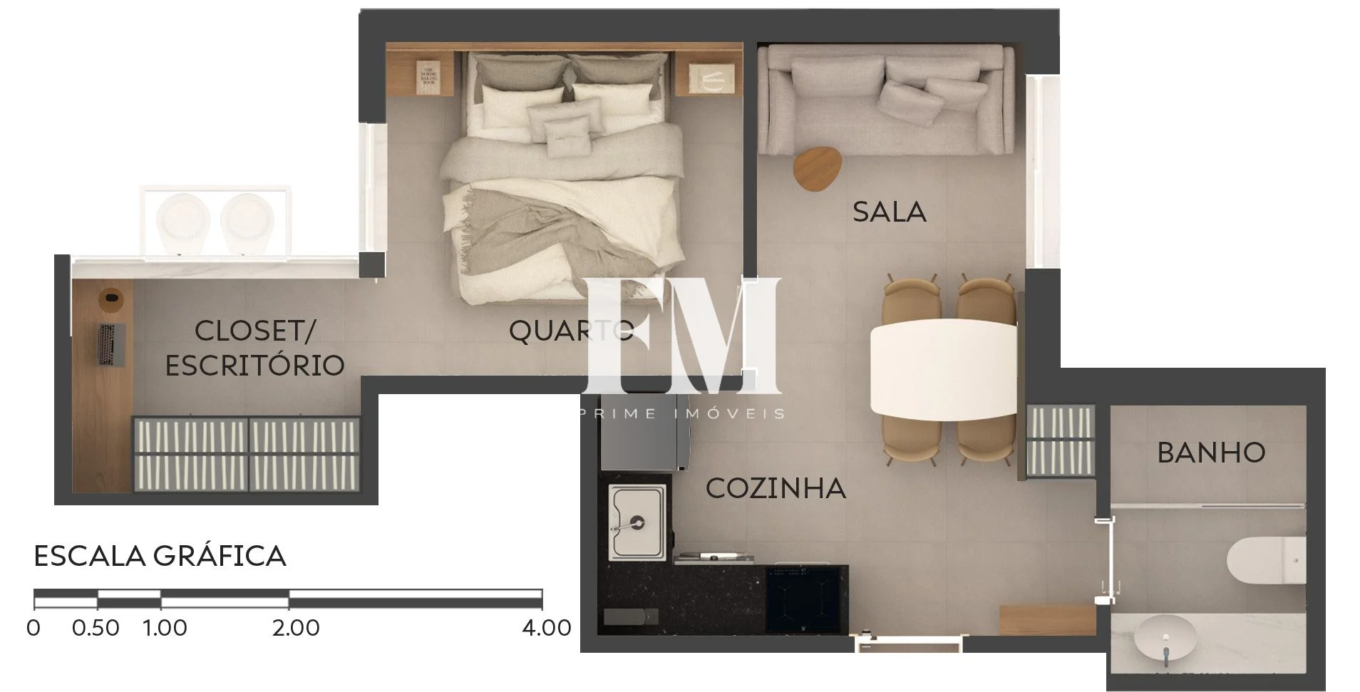 Empreendimento Duetto Bambina – Botafogo | Investimento com rentabilidade de Alta Performance  - foto 18