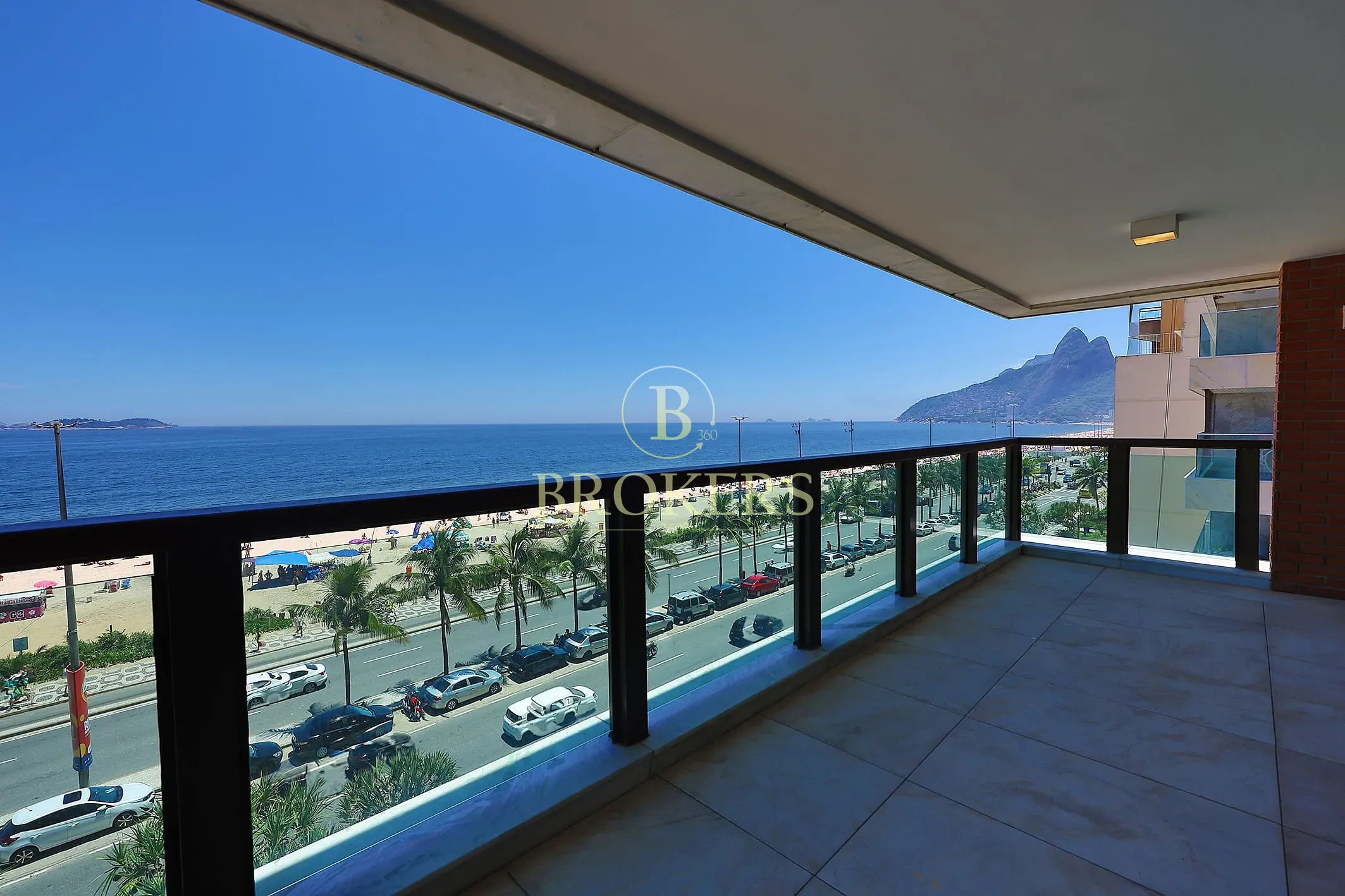 Apartamento à venda, Avenida Vieira Souto - Ipanema. Varanda com vista mar, varanda, salão, 3 quart — foto 8