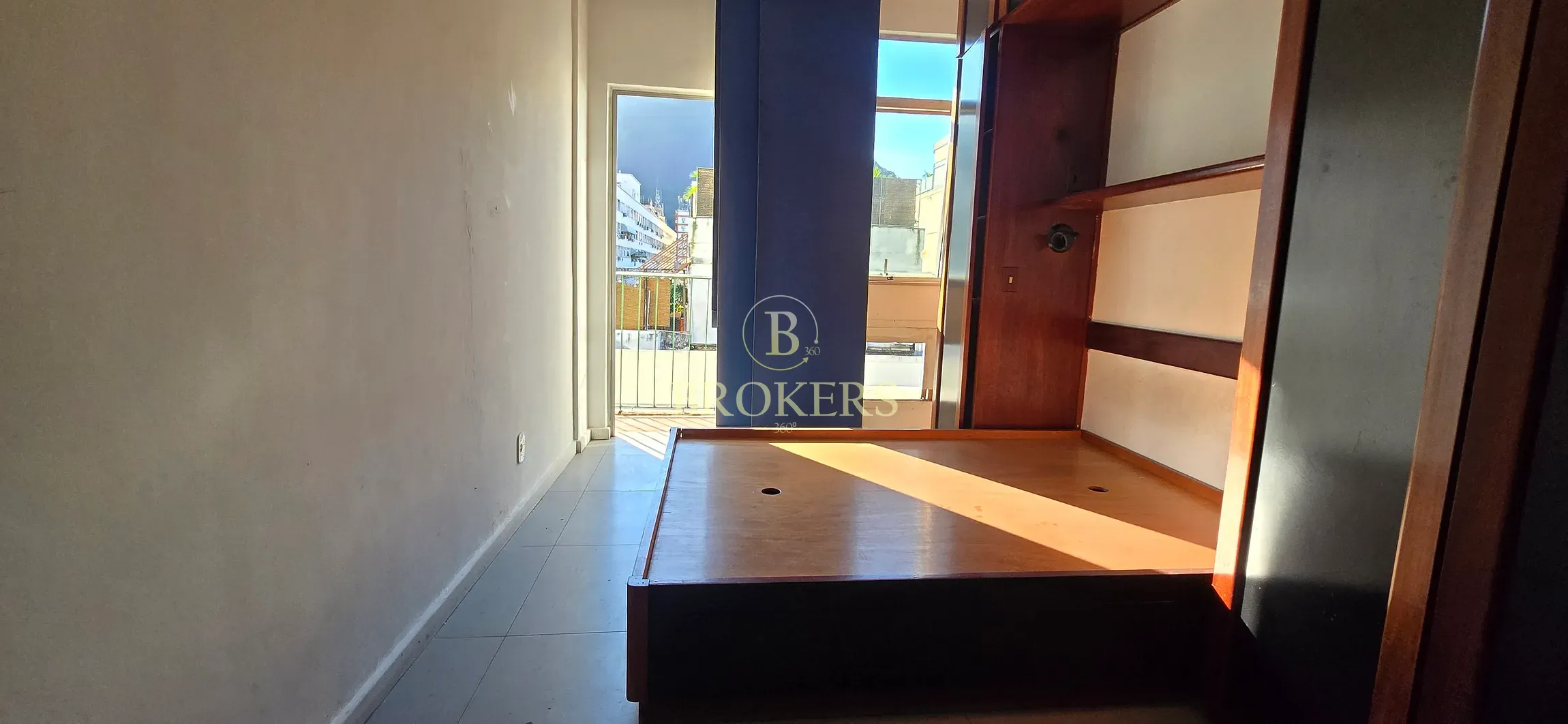 Apartamento quarto e sala a venda em Botafogo com Varanda, vista para o Cristo e Vaga de Garagem. — foto 14