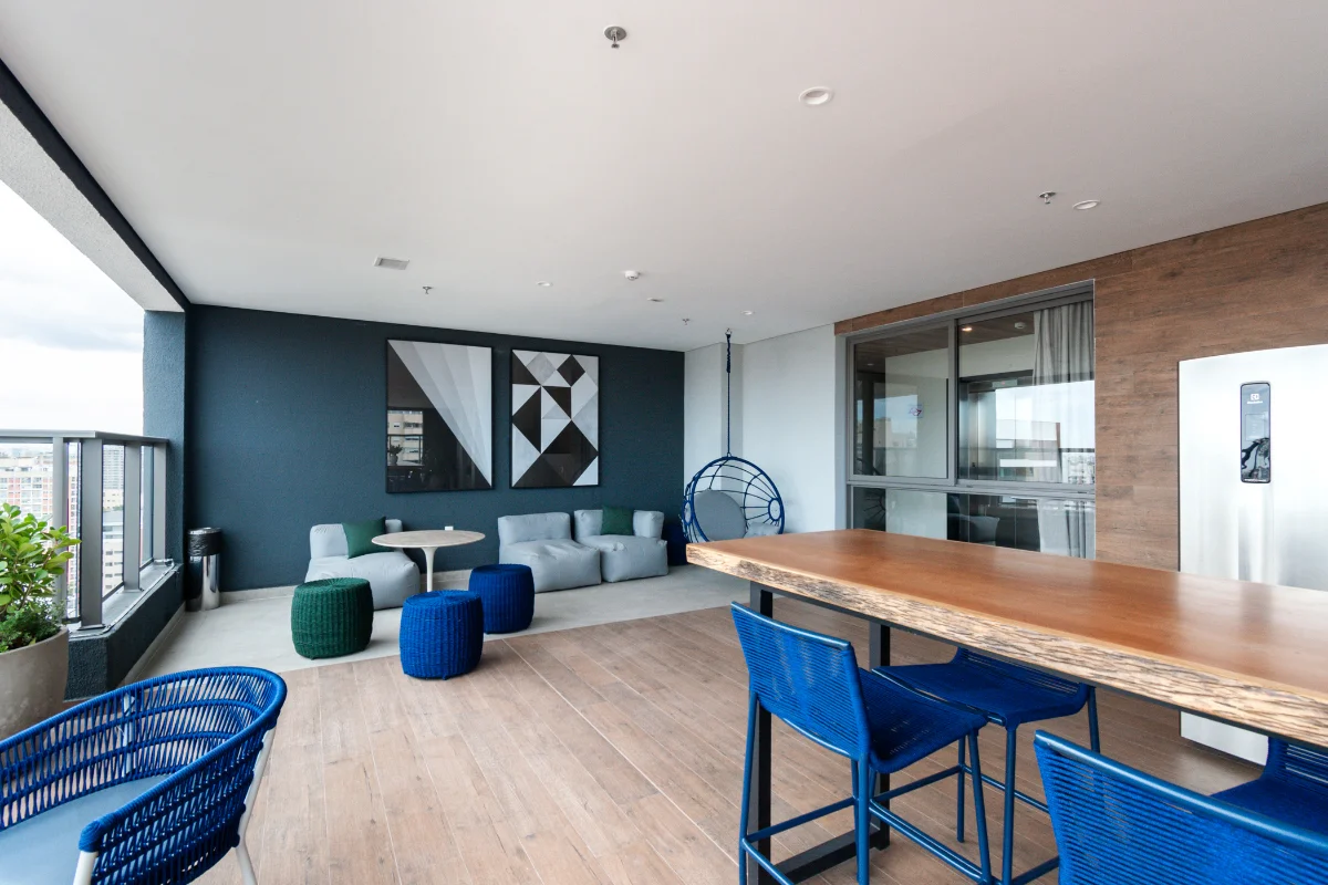 Apartamento 50 m² | 1 dormitório (suíte) | 350 m do metrô Santa Cruz