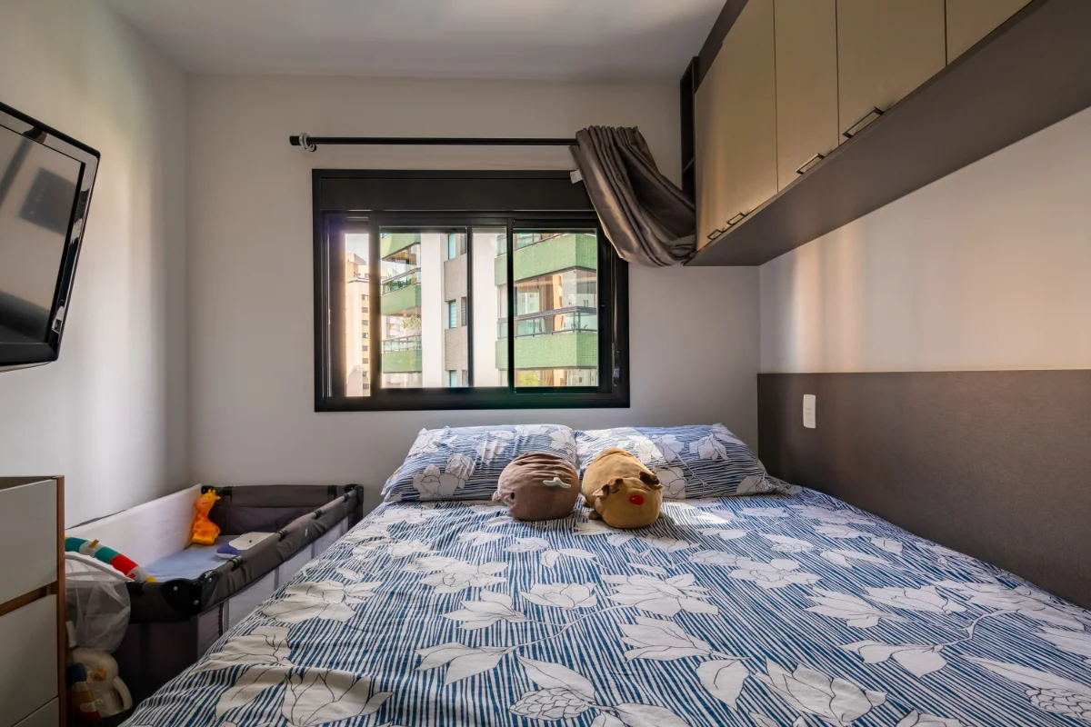 Studio mobiliado 43 m² | 700 m do metrô Praça da Árvore
