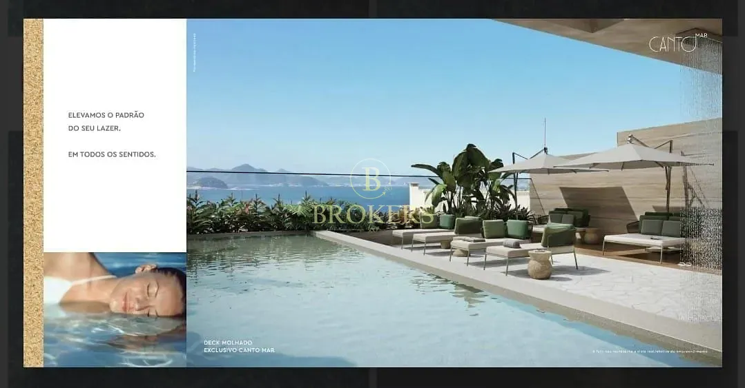 Apartamento Garden duplex à venda no condomínio Canto Mar, Copacabana, Varanda, 4 Suítes, Cozinha a — foto 23