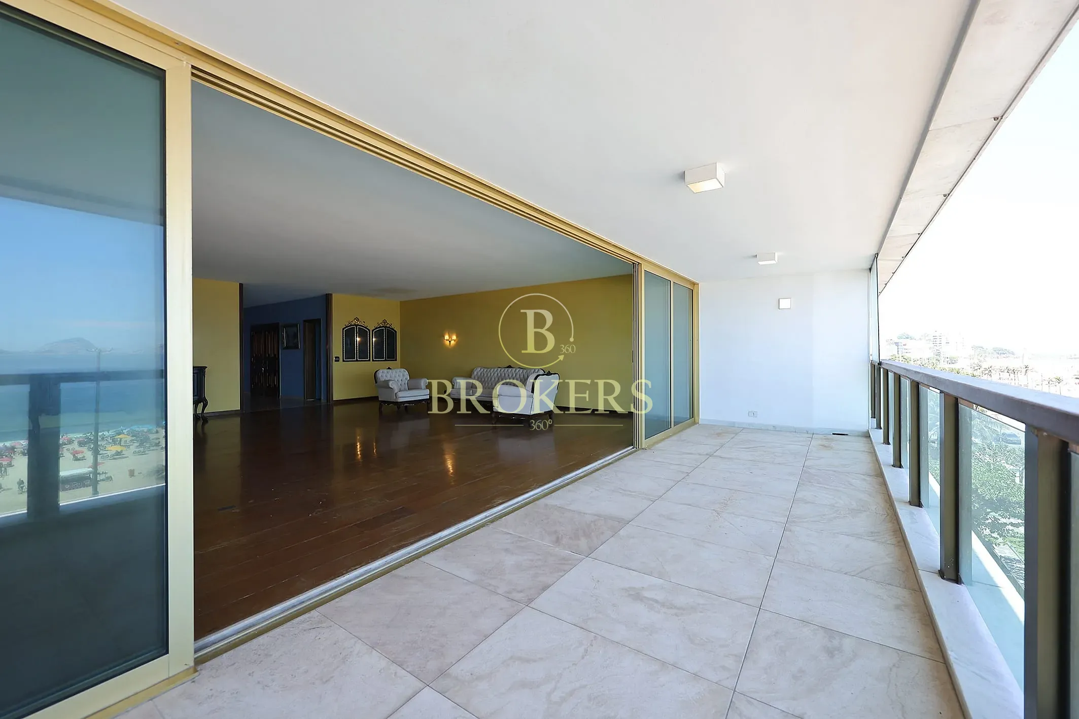 Apartamento à venda, Avenida Vieira Souto - Ipanema. Varanda com vista mar, varanda, salão, 3 quart — foto 12