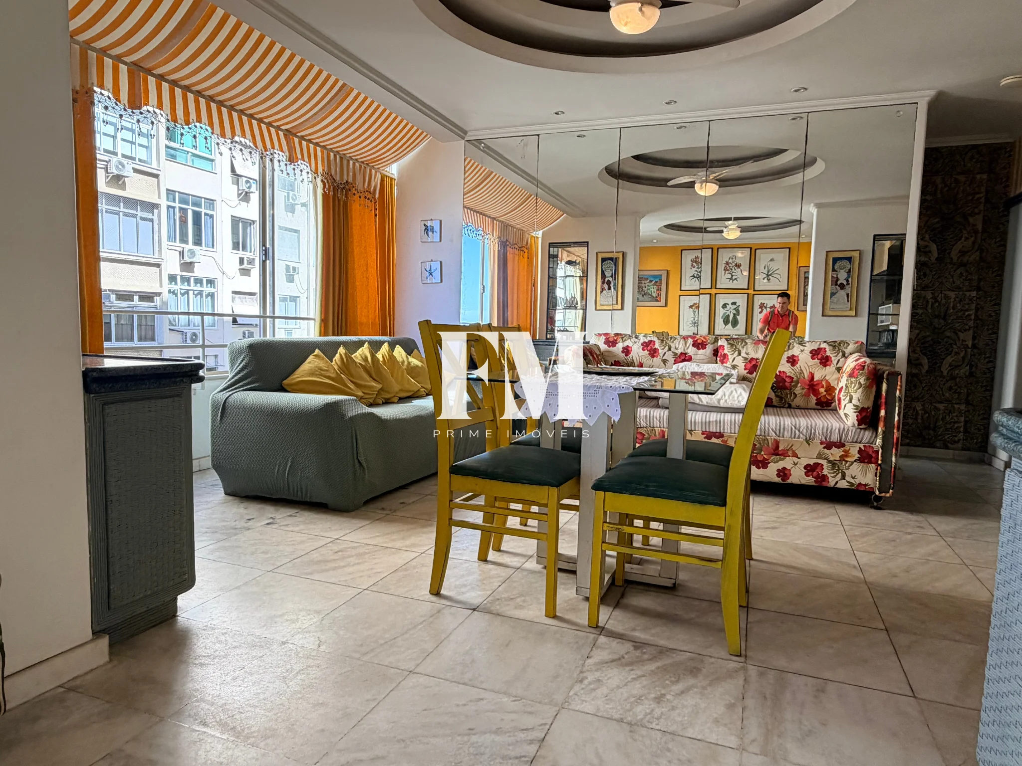 Apartamento de 1 suite à venda com vista mar exclusiva a 50m da areia em Copacabana com potencial i - foto 7