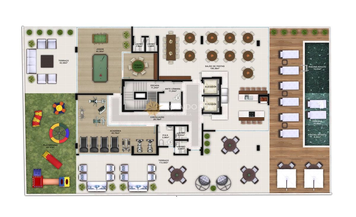 Residencial Copenhagen Apartamento 3 Suítes e 2 Vagas na Meia Praia Itapema SC — foto 23