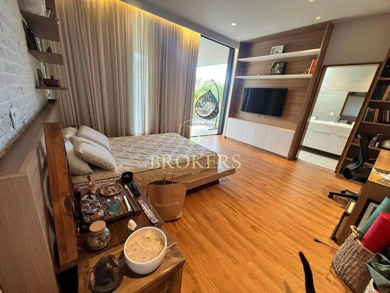 Moderna e sofisticada: Casa triplex no Alphaville com elevador, 5 suítes e terraço panorâmico por R — foto 47