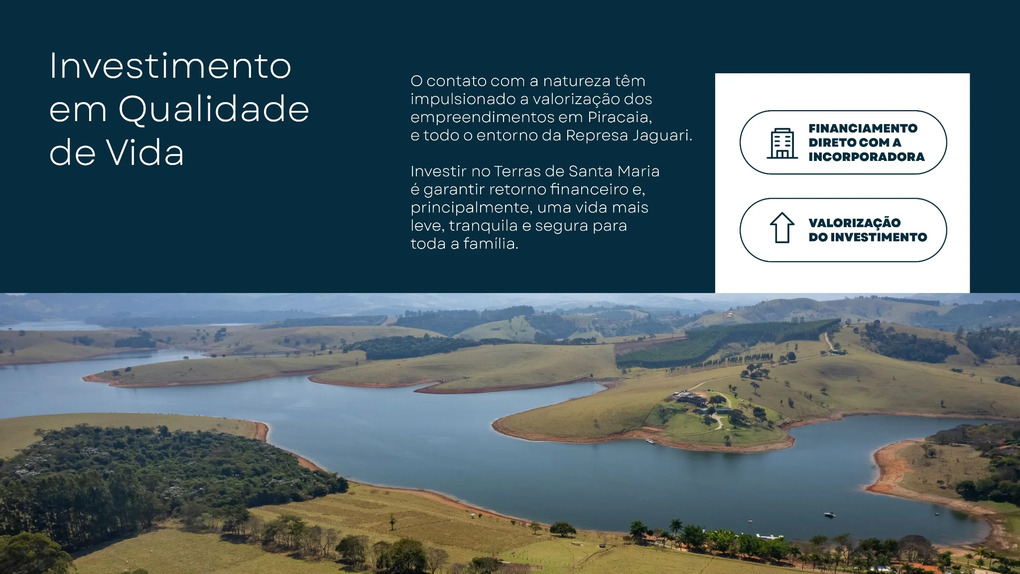 Terras de Santa Maria - Ter sua casa de veraneio às margens da represa é privilégio para poucos. — foto 3
