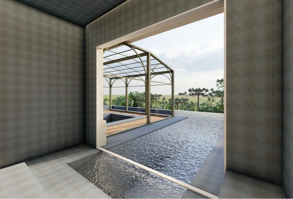 Casa em construção à venda com 4 suítes no Condomínio Reserva Figueiredo em Campos do Jordão/SP. 