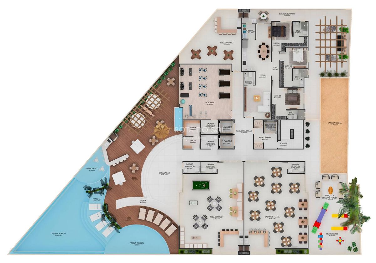 Zurich Apartamento Mobiliado 3 Suítes Meia Praia Itapema SC — foto 34