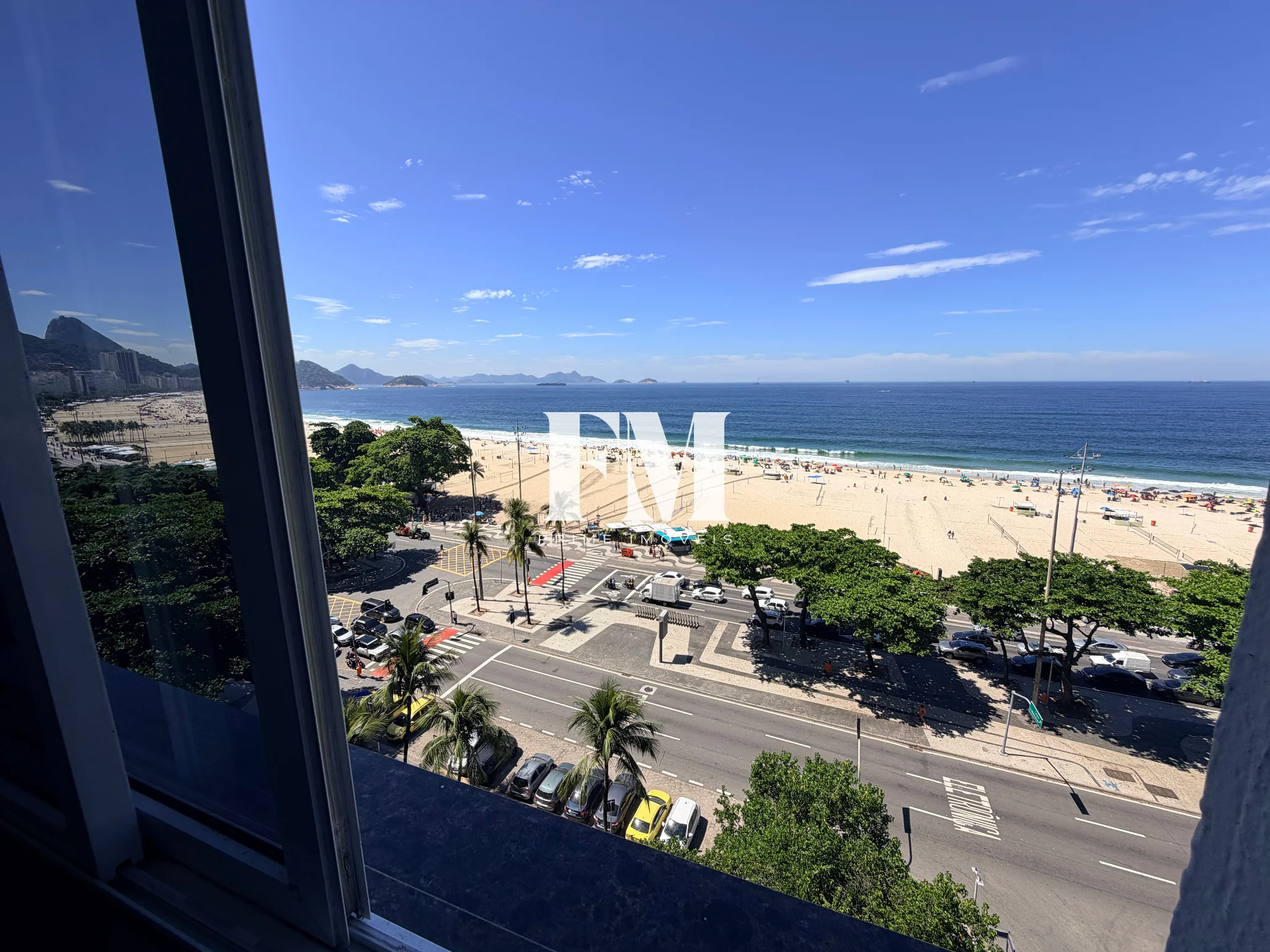 Frente mar em Copacabana: apartamento à venda de 2 quartos, andar alto com vista panorâmica, alto p — foto 1