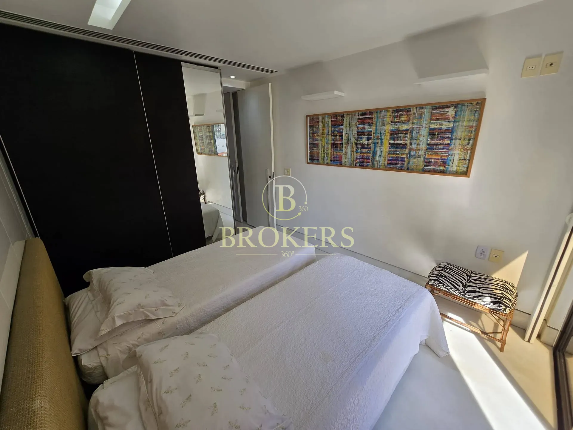 Apartamento vista mar para locação, Ipanema, Varanda, 2 quartos / 1 suíte - 2 vagas - 90m²