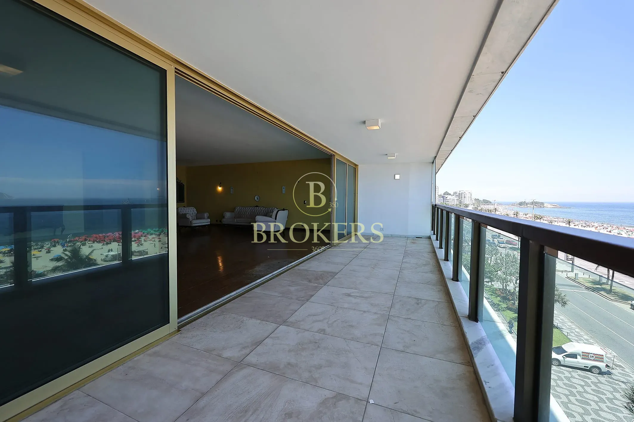 Apartamento à venda, Avenida Vieira Souto - Ipanema. Varanda com vista mar, varanda, salão, 3 quart — foto 10