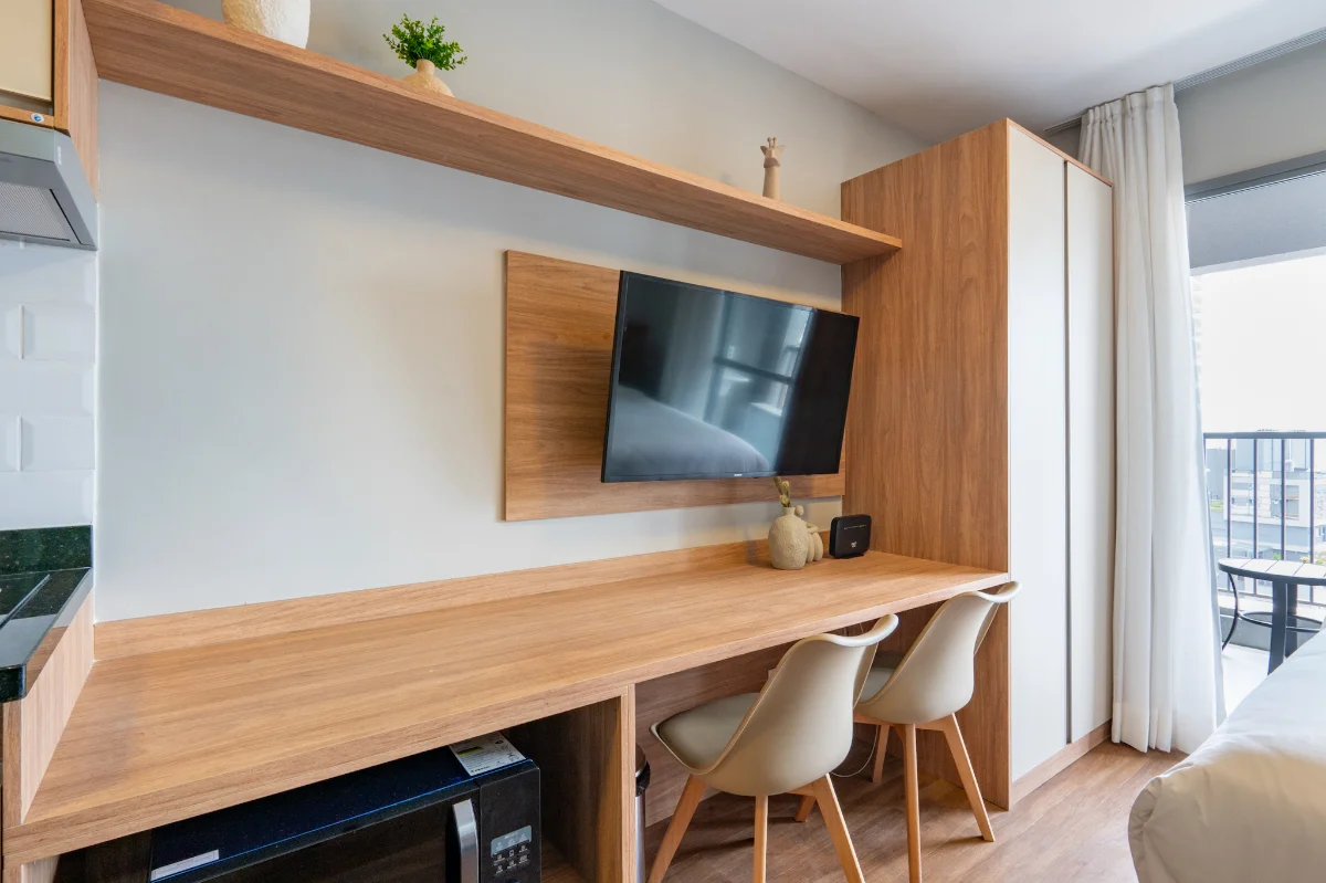 Studio 35 m² | 500 m do metrô Ana Rosa