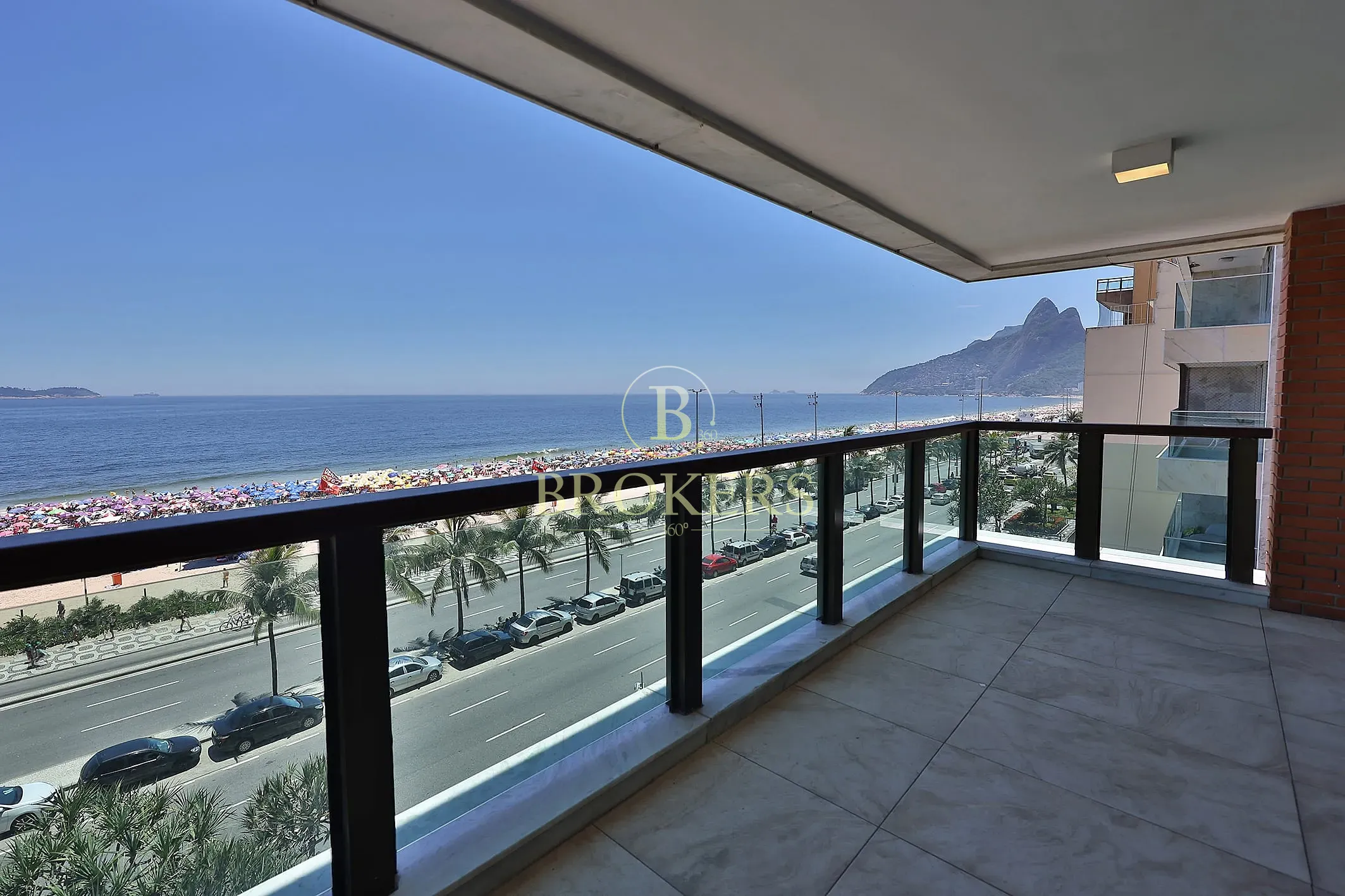 Apartamento à venda, Avenida Vieira Souto - Ipanema. Varanda com vista mar, varanda, salão, 3 quart — foto 1