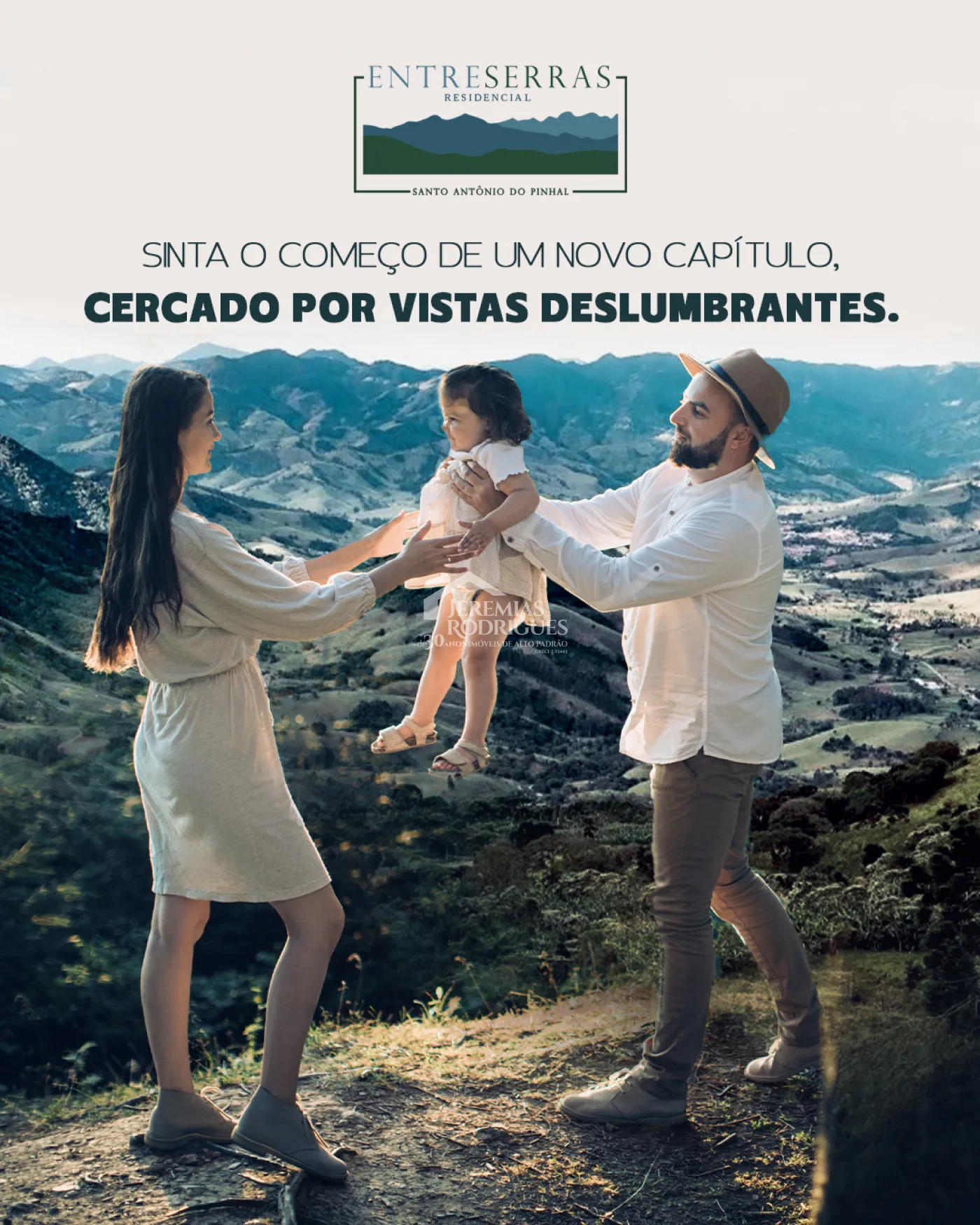 Terrenos à venda, a partir de 1.000 m² no Condomínio EntreSerras em Santo Antônio do Pinhal/SP.