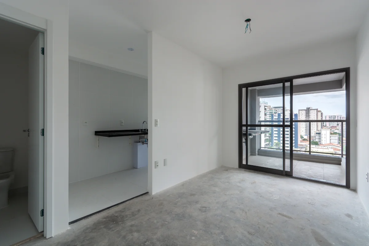 Apartamento 50 m² | 1 dormitório (suíte) | 350 m do metrô Santa Cruz