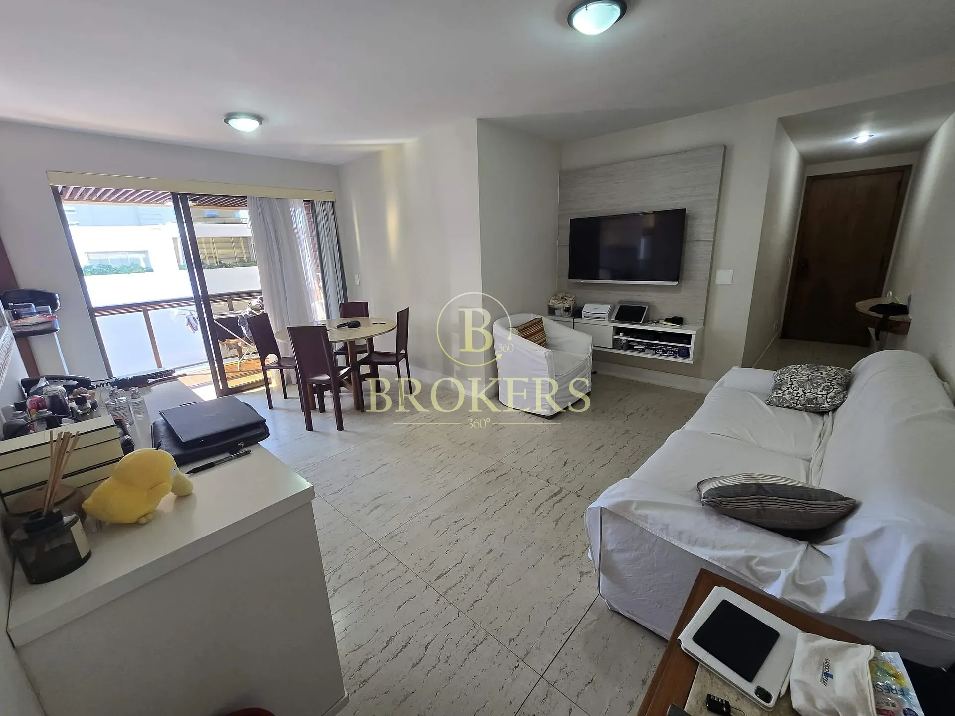 Flat à venda, Av Vieira Souto - Ipanema, Varanda vista mar, sala, 2 quartos sendo 1 suíte, 1 banhei — foto 4