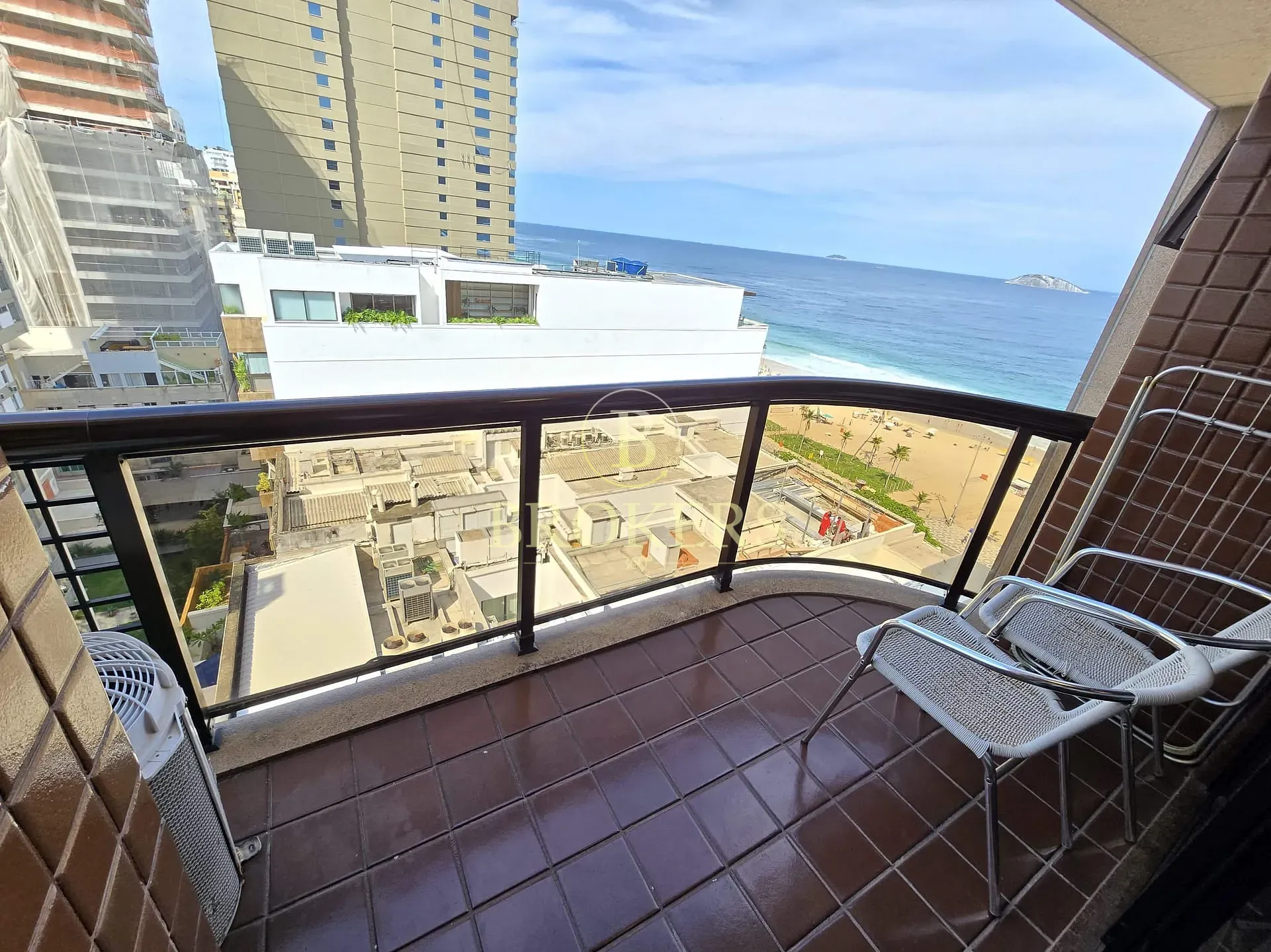 Flat à venda, Av Vieira Souto - Ipanema, Varanda vista mar, sala, 2 quartos sendo 1 suíte, 1 banhei — foto 24