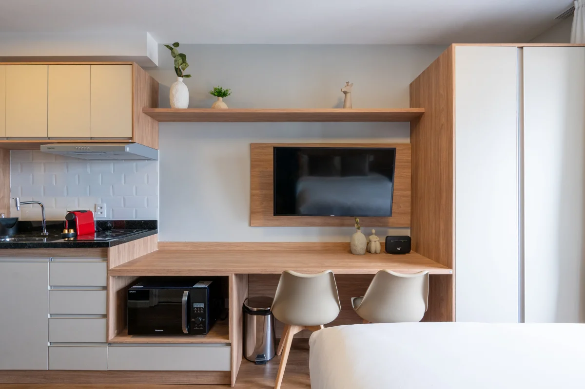 Studio 35 m² | 500 m do metrô Ana Rosa